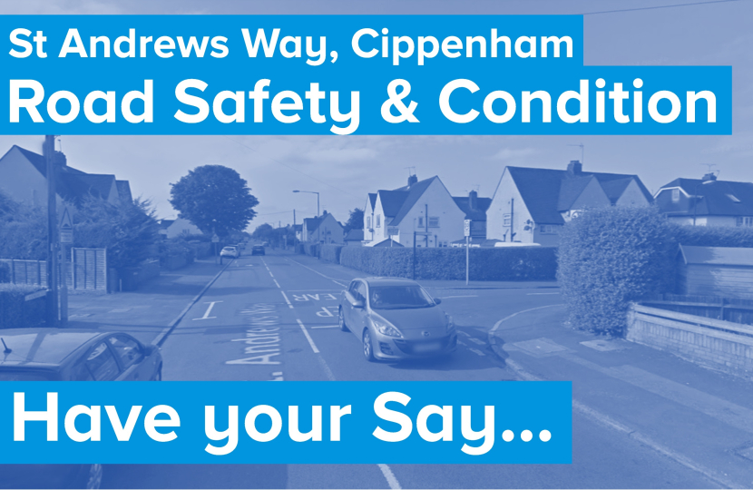 St Andrews Way Cippenham Have Your Say Road Safety Conditions