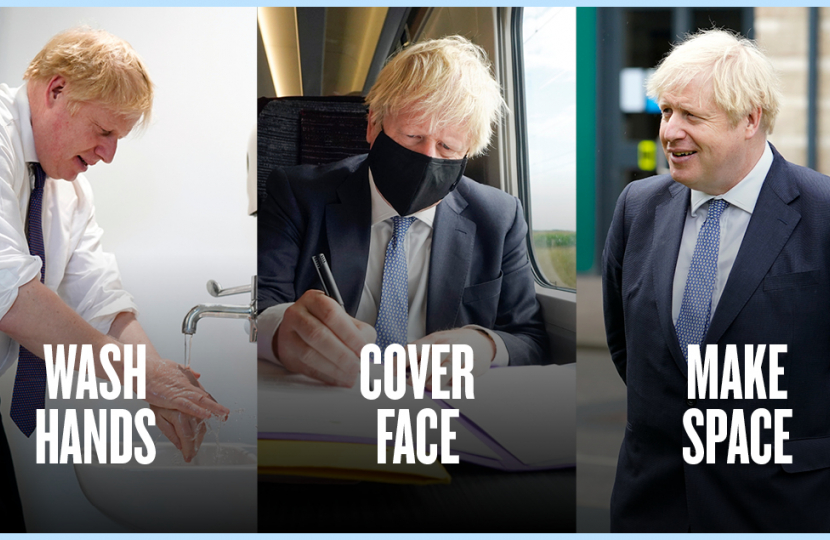 Wash your hands, cover your face, make space: the next steps in our plan for lockdown measures Wash your hands, cover your face, make space: the next steps in our plan for lockdown measures