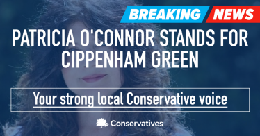 Patricia O'Connor stands for Cippenham Green