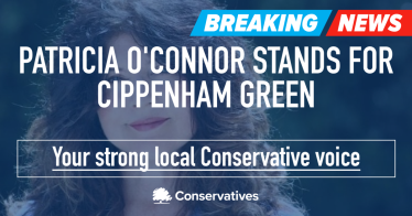 Patricia O'Connor stands for Cippenham Green