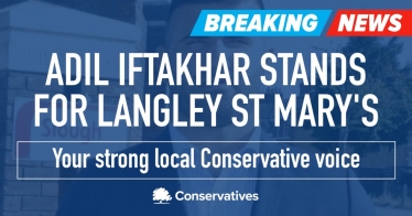 Adil Iftakhar stands for Langley St Mary's